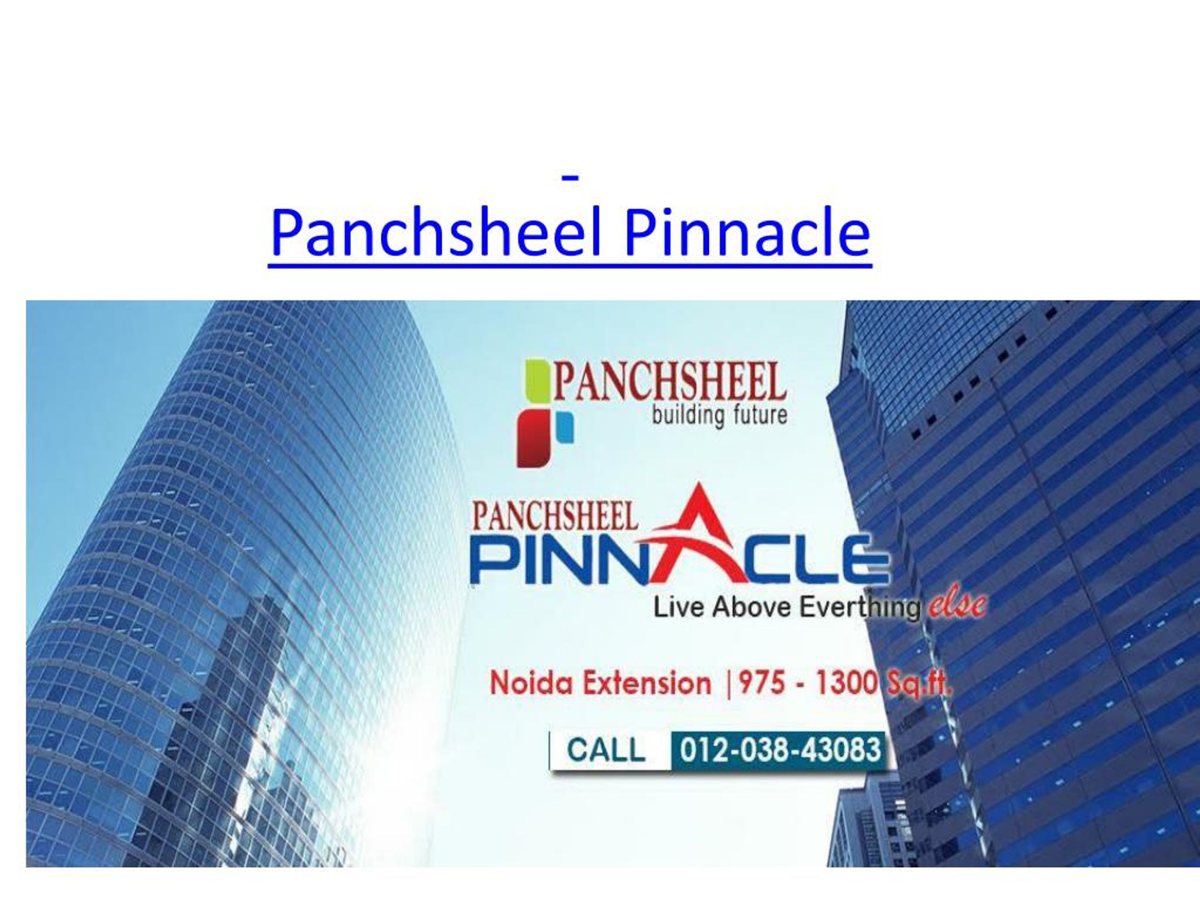 Panchsheel Pinnacle Phase - 1 (Tower - F2 & F3) Pa